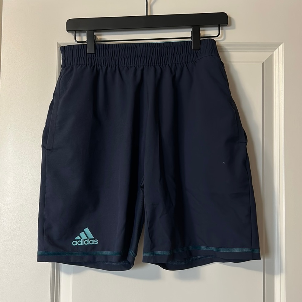 Adidas Parley Tennis Short, Blue, Medium.